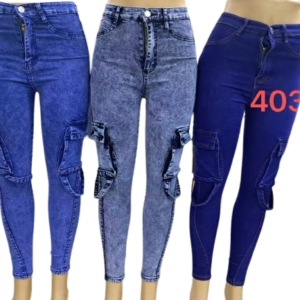 Women's High-Waisted Skinny Jeans -Wholesale